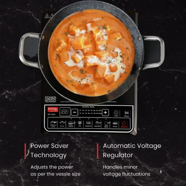 Prestige PIC 16.0 Plus 2000 Watts Induction Cooktop