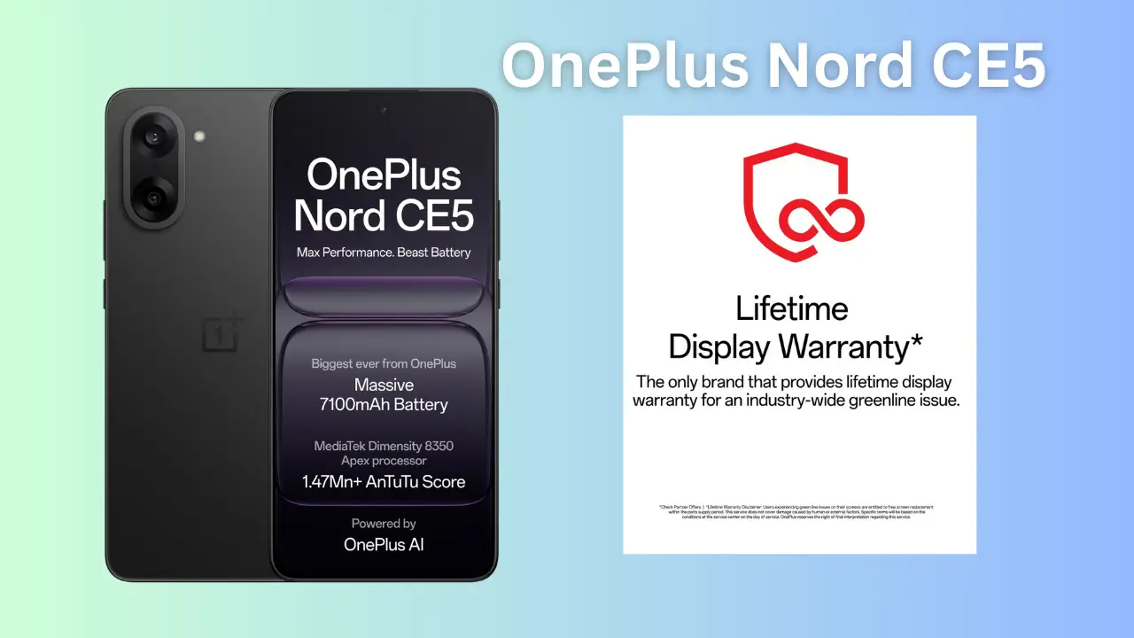 OnePlus Nord CE5 smartphone
