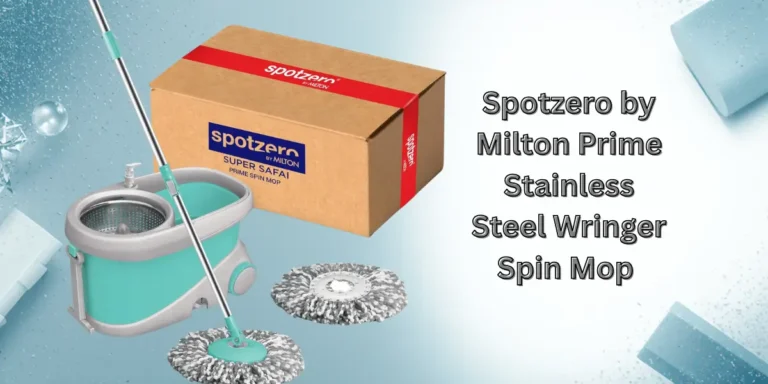 Spotzero by Milton Prime Stainless Steel Wringer Spin Mop